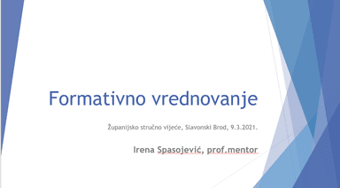 Formativno vrednovanje