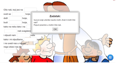 Isus nas uči moliti