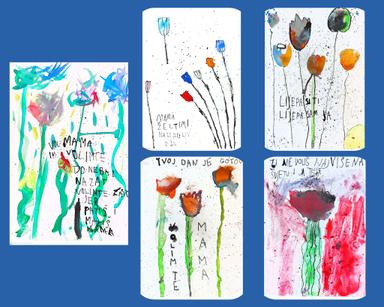 Sat likovne kulture - dizajn čestitke