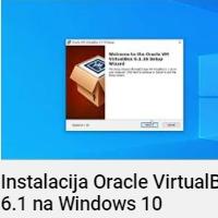Instalacija Oracle VirtualBox 6.1 na Windows 10
