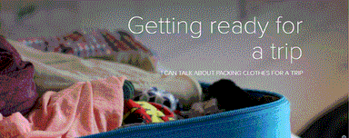 Clothes, packing, trip 
