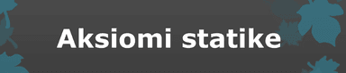 Aksiomi statike