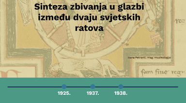 Sinteza zbivanja u glazbi između svaju svjetskih ratova