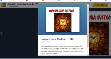 Snagom Duha Svetoga 8 r KV-e knjiga-scenarij i zadaci za vrednovanje