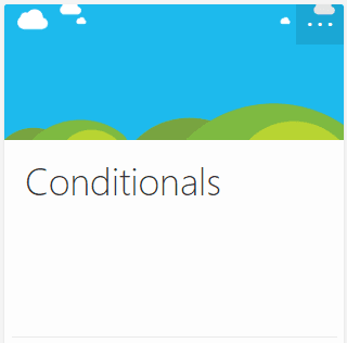 Conditionals -test