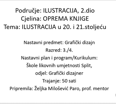ILUSTRACIJA 2 . IIustracija u 20. i 21. stoljeću