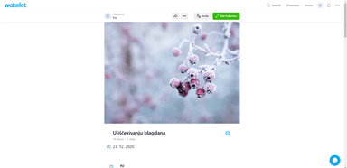 U iščekivanju blagdana (nastava na daljinu)