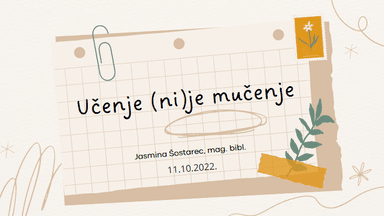 Učenje (ni)je mučenje