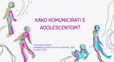 Kako komunicirati s adolescentom?