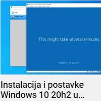 Instalacija i postavke Windows 10 20h2 u VirtualBox VM-u