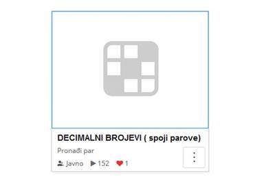 Decimalni briojevi (spoji parove)