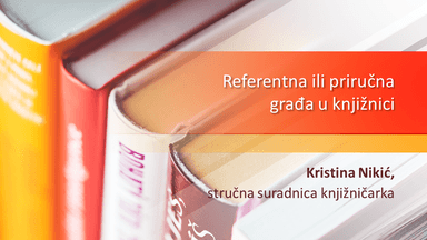 Referentna ili priručna građa u knjižnici