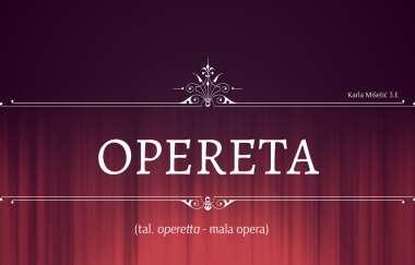 Opereta, interaktivni radni listić iz glazbene kulture za 8. razred osnovne škole