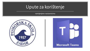 Upute za korištenje Microsoft Teams-a u ulozi Nastavnika