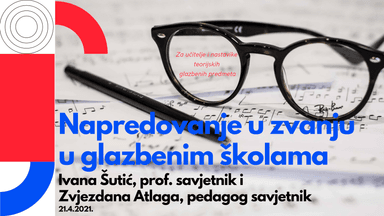 Iskustvo napredovanja u zvanju u glazbenoj školi