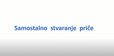 Samostalno stvaranje priče