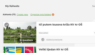 Ići putem Isusova križa KV OŠ 4r