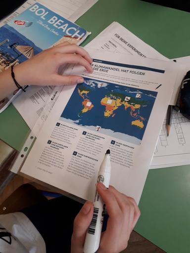 Warm, wärmer-utjecaj globalnog zagrijavanja (integracija fizike i njemačkog jezika)