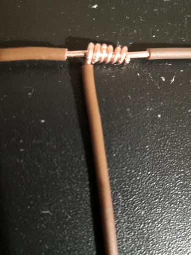 Spajanje vodiča lemljenjem: T-spoj