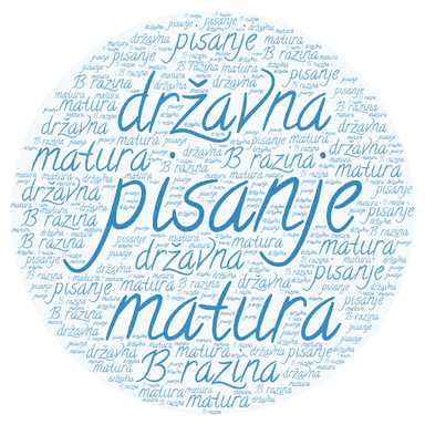 Državna matura- Pisanje na razini B