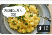 Kartoffelsalat mit Gurke