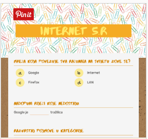 Dva kviza o Internetu i elektroničkoj pošti
