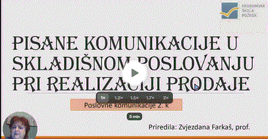 Dokumentacija skladišta pri prodaji - video predavanje putem Looma