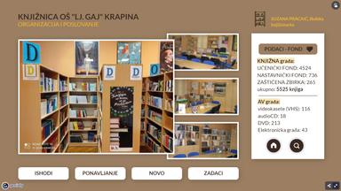 Tema: Organizacija i poslovanje školske knjižnice (KIMOO, 5. razred)