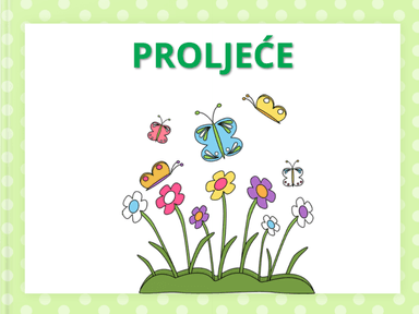 Primjena digitalne slikovnice - Proljeće 