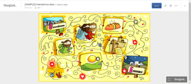 Put u Emaus -interaktivna slika