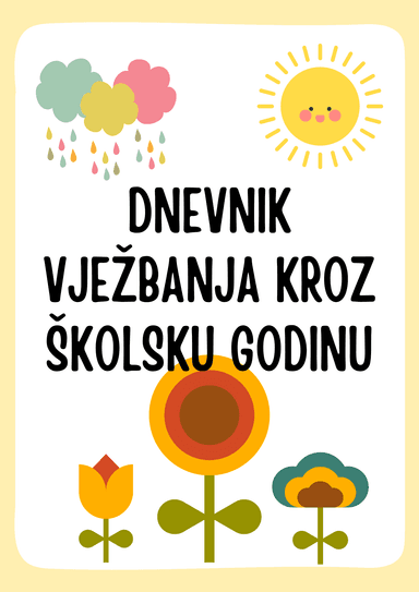 Dnevnik vježbanja kroz školsku godinu