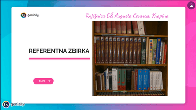 Knjižnica - referentna zbirka  (KIMOO - 7. razred)