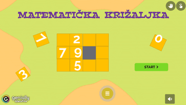 MATEMATIČKA  KRIŽALJKA