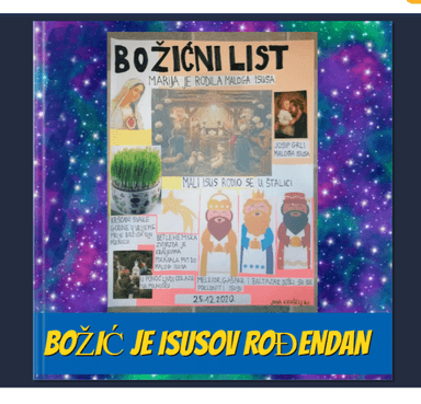 Božić je Isusov rođendan-e-knjiga scenarij obrade teme