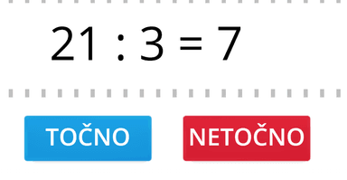 Množenje i dijeljenje brojem 3